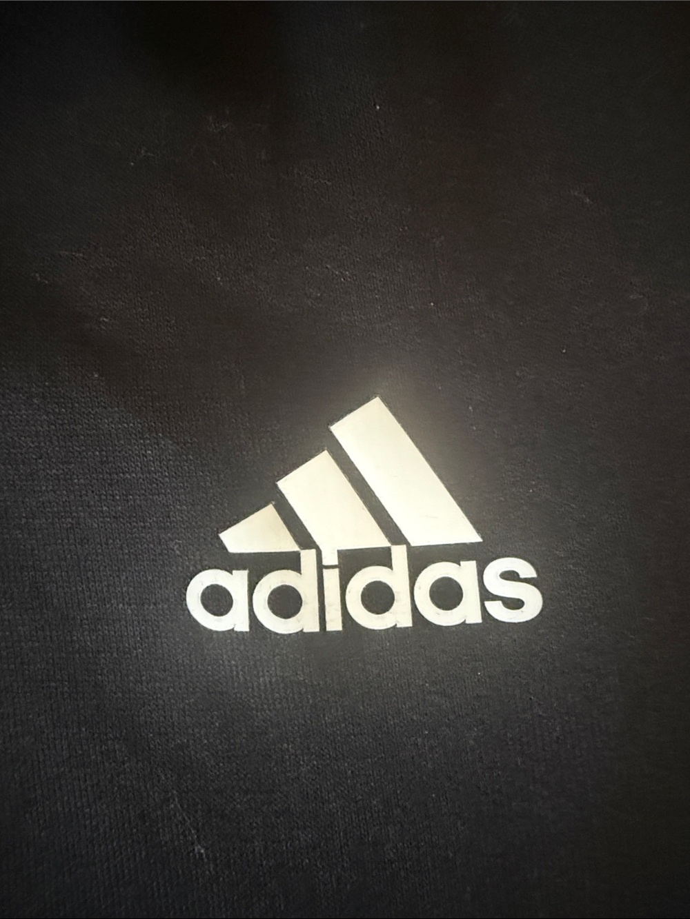 adidas Black cropped Quarter-Zip Pullover with Sleeve Script - Picture 3 of 4
